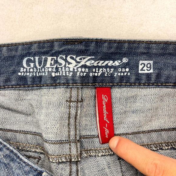 Guess‎ Jeans Daredevil Flare Size 29 Stretch Ladies - Picture 3 of 12